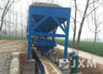 Professional 60m3 Twin Shaft Mixer Batching Plant Belt Type Conveyor
