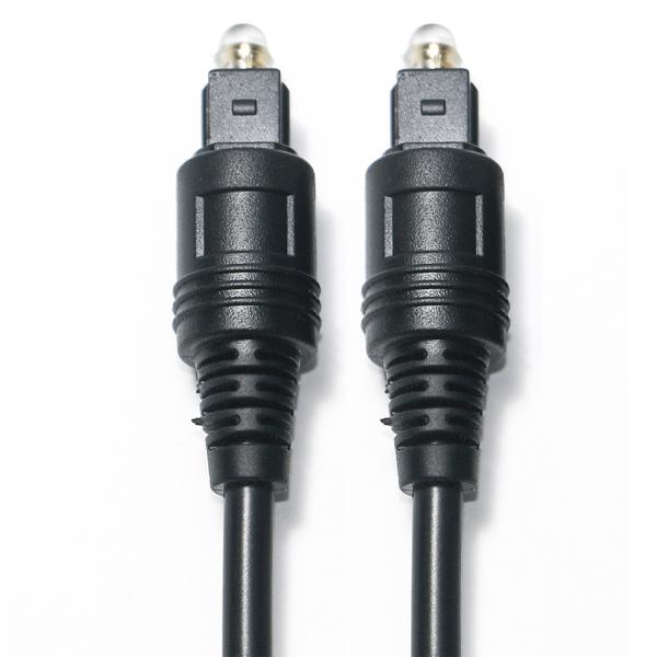 [ Factory Outlet ] Toslink Cable Digital Optical Audio Black Cable OD4.0 PVC For