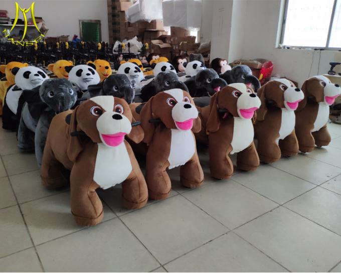 Hansel large size non coin stuffed animal ride electric ride on animal toy for shopping malls