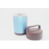 Buy cheap 1.8L Food grade stainless steel container flask round shape food warmer lunch box with plastic lid from wholesalers