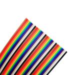 Flexible Ribbon Color Flat Cable for Communication Equipment Minimum Thickness 0
