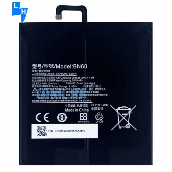 Buy cheap Black 6000mAh Capacity Tablet Battery for Xiao Mi Pad 4 High Capacity OEM BN60 from wholesalers