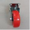 Buy cheap 3 4 5inch Industry Wheel Barrow Wheels Double Bearing Red Plastic Wheel Caster for Indoor from wholesalers