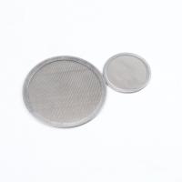 Buy cheap Woven 25-250 Micron 304 316 Stainless Steel Filter Disc Wire Mesh Screen product