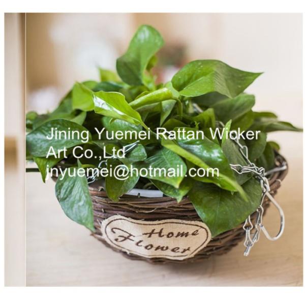 Buy cheap China manufacturer wicker garden baskets wicker baskets plant wall stick from wholesalers