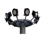 High Mast Light Industrial long distance Projector lamp 500W 1000W Spotlight