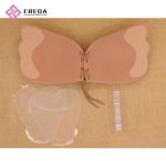 Detachable silicone push up wing stick on strapless bra manufacturer