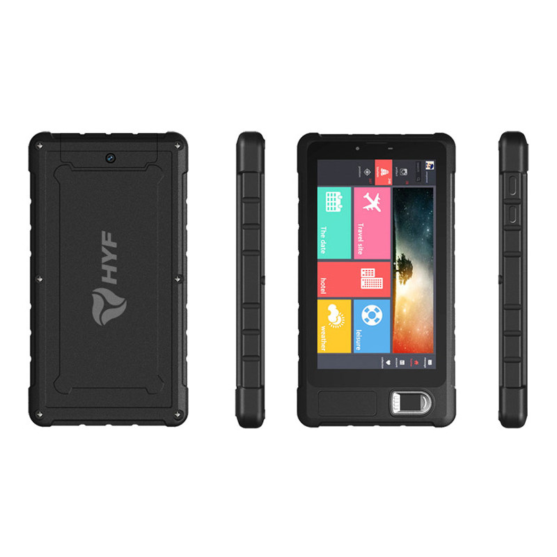 4G Handheld Biometric Device Tablet PC 7 Inch IP65 NFC