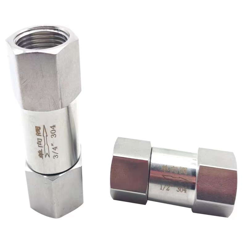 Female Thread Split Non-Return Valve 304 316 Stainless Steel with High Pressure