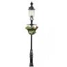 Buy cheap Victorian Black Antique Cast Iron Street Lamp Post Round For Villa / Park from wholesalers
