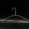Buy cheap 18inch White Disposable Coated Wire Hangers For Dry Cleaning Shop from wholesalers