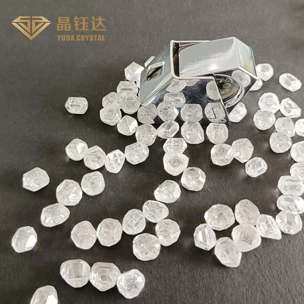 Buy cheap 6.0ct/pc White Color HPHT Lab Cultivated Rough Diamonds Uncut LGD from wholesalers