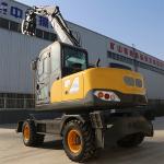 ZHONGMEI 7tone Wheel Excavator Construction Machinery 35km/h Wheeled Digger