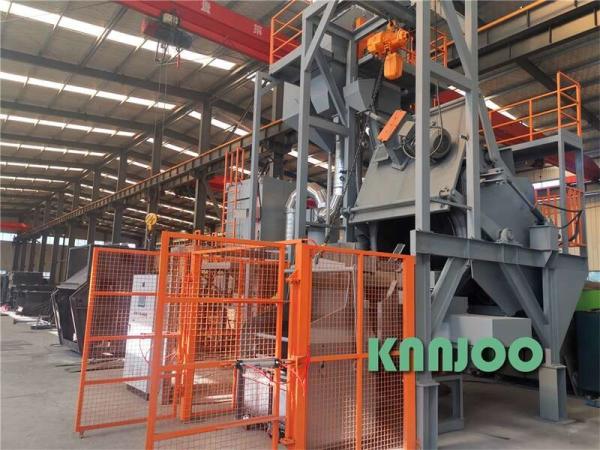Buy cheap Forging Parts Cleaning Tilting Drum Auto Blasting Machine 440V from wholesalers