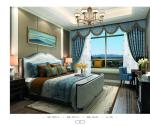 2021 new oriental blackout blue fabric tribal curtain jacquard luxury manual