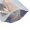Buy cheap Holographic Transparent Hot Stamping Print Mylar Zipper Bag from wholesalers