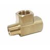 Buy cheap OEM Brass Threaded Pipe Fittings Brass 90 Degree Elbow 1/4 NPT Male 1/4" NPT Female from wholesalers