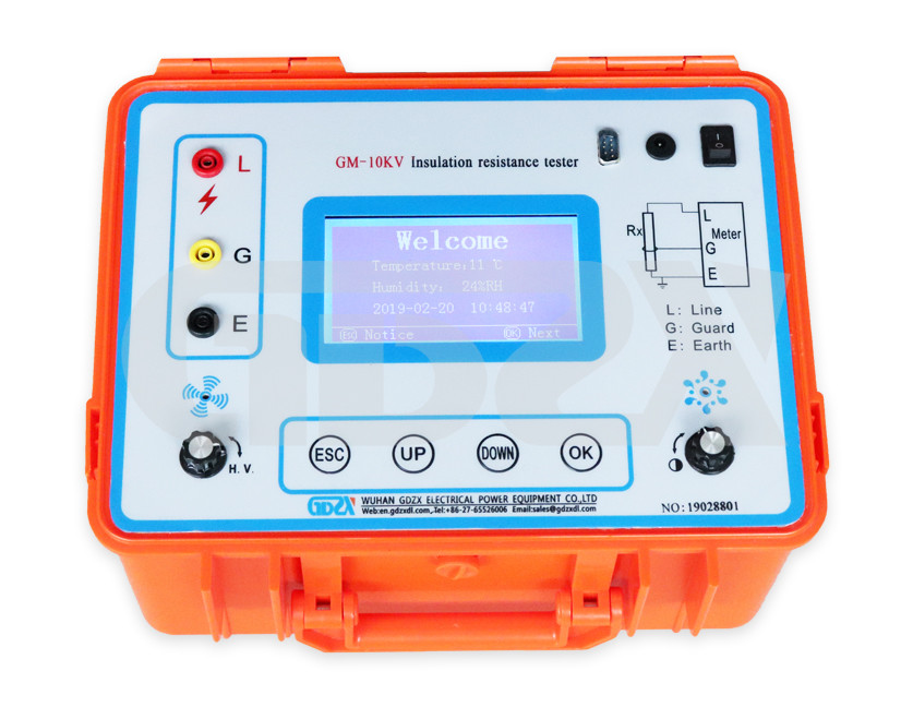 Anti-interference 10kV High Voltage Digital Megohmmeter Insulation Resistance Tester