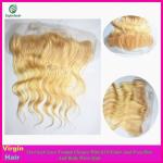 7A malaysian virgin hair lace frontal 13''x4'' ,613# color body wave hair lace