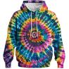 Buy cheap Color Rainbow Printed Hoodie Tie Dye Sweatshirt Fashion Graphic Pullover For Men Women from wholesalers