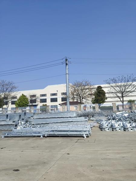 Buy cheap Polygonal Galvanised Lamp Post Steel Tubular Pole 40FT Metal Outdoor 69KV from wholesalers