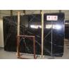 Buy cheap Nero Marquan Rectangle Sink Marble Slab Countertop For Kitchen Eased Edge from wholesalers