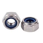Buy cheap Size M6 304 Stainless Steel Hex Lock Nut Nylon Insert Hex Jam Nut from wholesalers