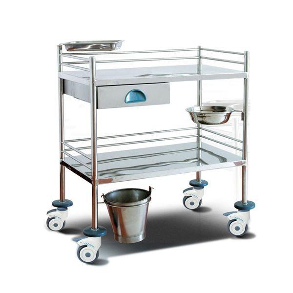 Buy cheap Surgical Instrument Hospital Patient Trolley , Stainless Steel Medical Equipment Trolley from wholesalers