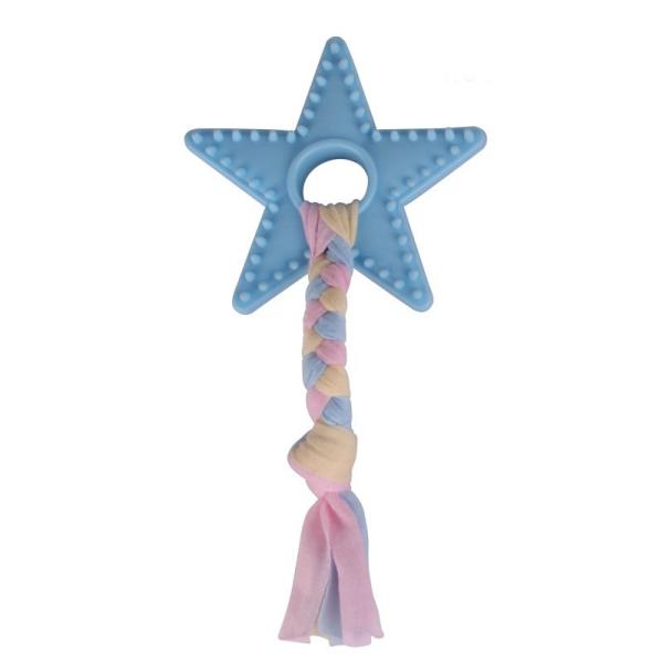 Buy cheap Chewers TPR Cotton Rope Pet Star Toy Bite Resistant Training Molar Tooth Cleaning Toy from wholesalers
