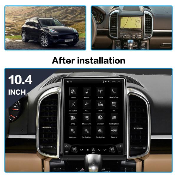 Quality 64GB Android 9 Car Stereo Head Unit 1920*1280 For Porsche Cayenne for sale