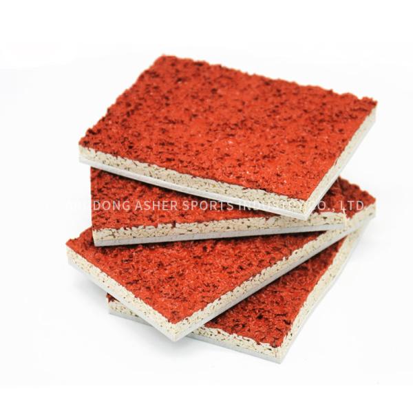 Buy cheap Eco Friendly Tartan Ground Rubber Flooring EPDM Material Athletics Use from wholesalers