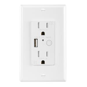 Wholesale Home Automation Wifi Controlled Power Outlet 15A 125V from china suppliers