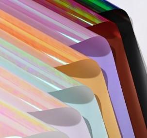Buy cheap Colorful Illusion Film Rainbow Film Art Paper Flower Packaging Paper from wholesalers