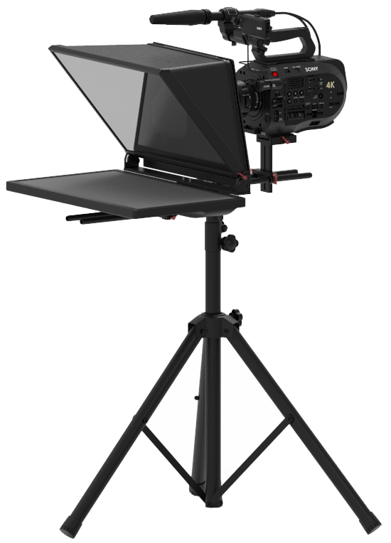 TS200 Teleprompter 20 inch Single Monitor Studio Autocue with Adjustable Holder Mount