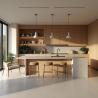 Buy cheap Modern Wood Veneer Custom Furniture Kitchen Cabinet Design Mdf Australia Luxury White Kitchen Cabinets from wholesalers