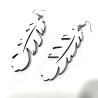 Buy cheap Wooden Feather Shape 8g/Pair Sublimation Earring from wholesalers