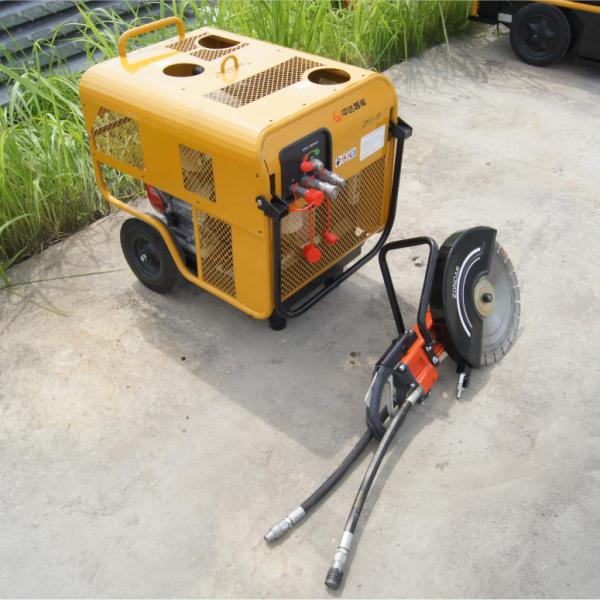 Buy cheap High Safety 160bar Hydraulic Cut Off Saw Hand Held For Railway Road from wholesalers