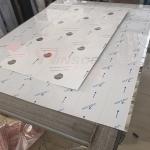 1500mmx300mm Decorative Stainless Steel Sheet Rose Red Stone Pattern Etched
