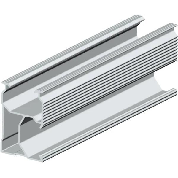 Buy cheap Lightweight Strut Channel Aluminum Solar Panel Mounting Rail For Roof Ground from wholesalers