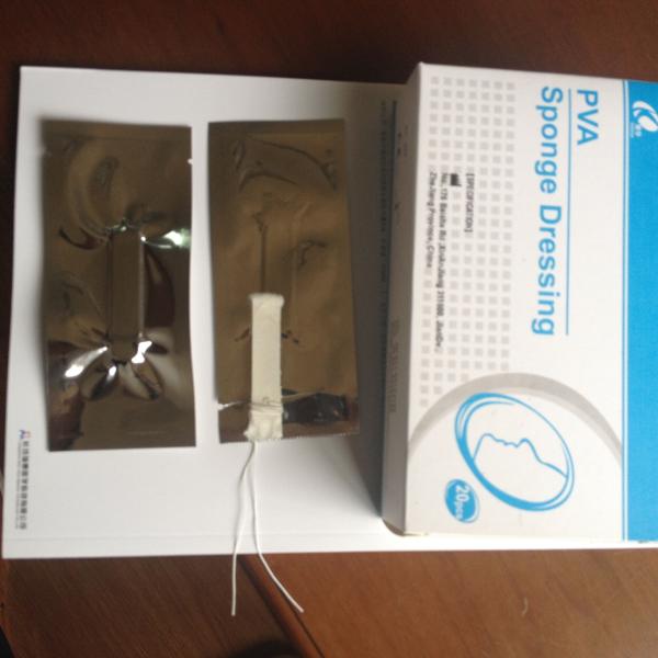 Buy cheap Cellulose Nasopore Absorbable Packing PVA Foam Dressings Bioresorbable Dissolvable from wholesalers