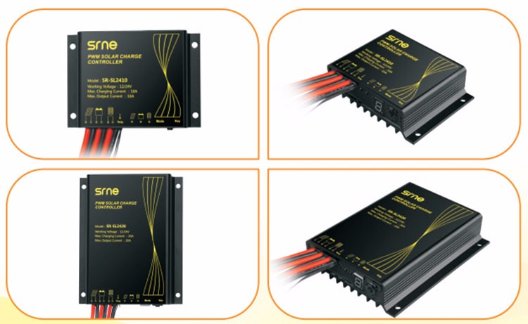 10a Solar Street Light Controller Input 55V Max Solar Panel Controller SL2410