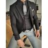 Buy cheap Black Slim Fit Stretch Suit from wholesalers