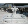 Buy cheap Crane Carved White Marble Stone Water Fountain Decoration from wholesalers