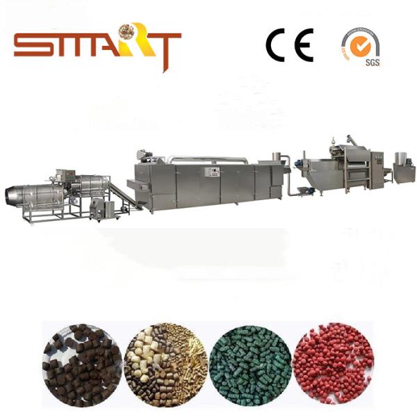 Buy cheap 120-150kg / Hr Pet Food Extruder Machine Electric Power Automatic Fish Feed Machine from wholesalers