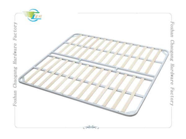 Buy cheap Hotel Bedroom Metal Frame Slatted Bed Base King Single Double Queen Size from wholesalers