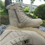 Shiny Army Under Armour Tactical Boots Steel Toe Waterproof Men Trekking