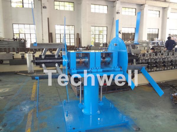 Accessories Of Cold Roll Forming Machine , Manual Double Head Hydraulic Uncoiler