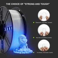 Buy cheap Toughness Enhanced Glow Blue 3D Printer Filament Professional Grade PLA Plus product