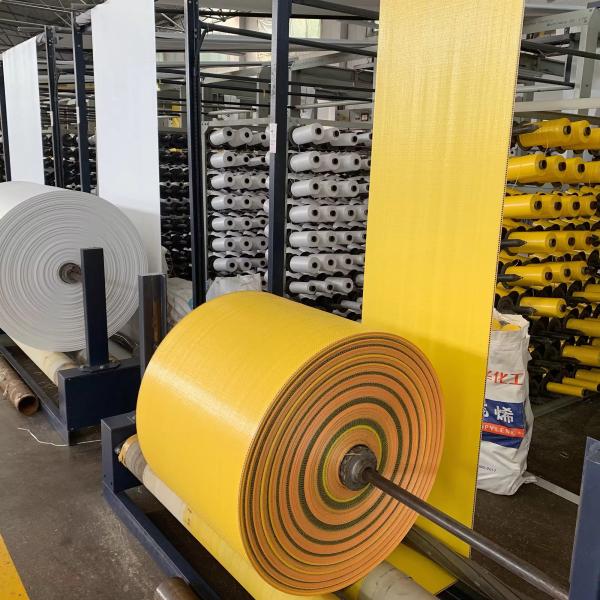 Buy cheap FIBC Sack PP Woven Laminated Fabric Roll 50-300GSM UV Protection Customized from wholesalers