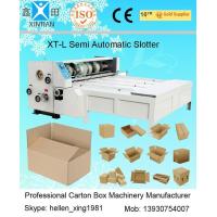 Buy cheap High Speed 2 Color Flexo Printing Slotting Machine / Carton Box Packaging product
